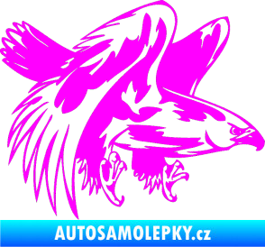 Samolepka Predators 034 pravá Fluorescentní růžová