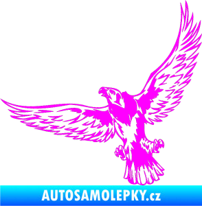 Samolepka Predators 044 levá Fluorescentní růžová
