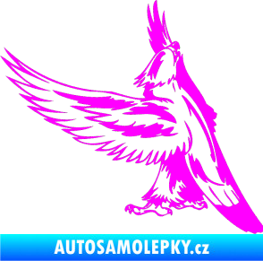 Samolepka Predators 054 levá orel Fluorescentní růžová