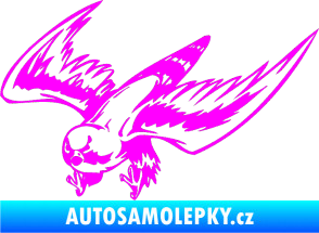 Samolepka Predators 056 levá Fluorescentní růžová