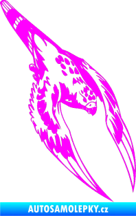 Samolepka Predators 063 pravá Fluorescentní růžová