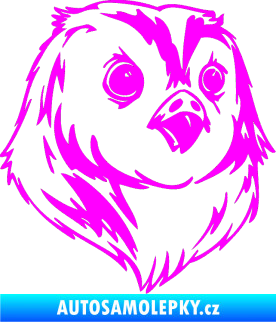 Samolepka Predators 076 pravá Fluorescentní růžová