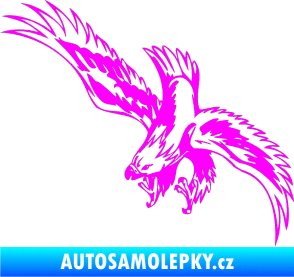 Samolepka Predators 098 levá Fluorescentní růžová