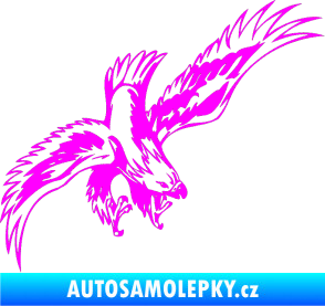 Samolepka Predators 098 pravá Fluorescentní růžová