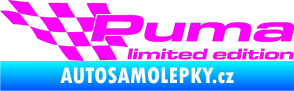Samolepka Puma limited edition levá Fluorescentní růžová