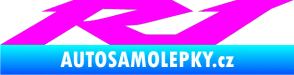 Samolepka R1 001 Fluorescentní růžová
