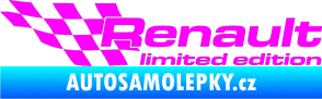 Samolepka Renault limited edition levá Fluorescentní růžová