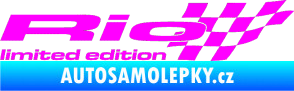 Samolepka Rio limited edition pravá Fluorescentní růžová