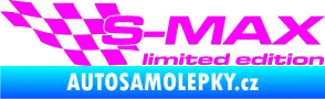Samolepka S-MAX limited edition levá Fluorescentní růžová