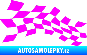 Samolepka Šachovnice 019 Fluorescentní růžová