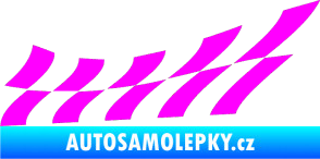 Samolepka Šachovnice 029 Fluorescentní růžová