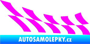 Samolepka Šachovnice 030 Fluorescentní růžová