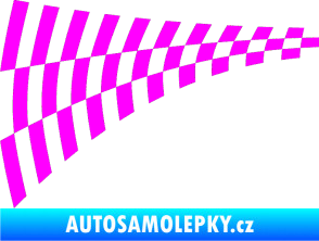 Samolepka Šachovnice 048 Fluorescentní růžová