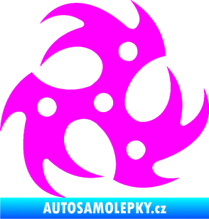 Samolepka Samolepka na víčko od nádrže 005 Fluorescentní růžová