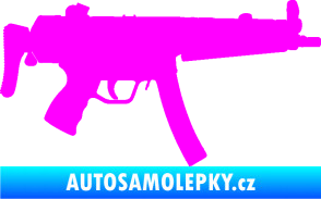 Samolepka Samopal 001 pravá Fluorescentní růžová