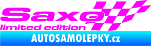 Samolepka Saxo limited edition pravá Fluorescentní růžová