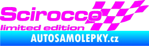 Samolepka Scirocco limited edition pravá Fluorescentní růžová