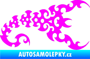 Samolepka Štír 015 pravá Fluorescentní růžová