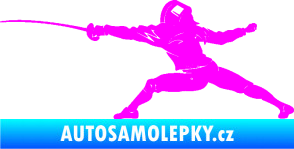 Samolepka Šerm 001 levá  Fluorescentní růžová