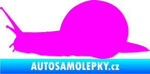 Samolepka Šnek 001 levá Fluorescentní růžová