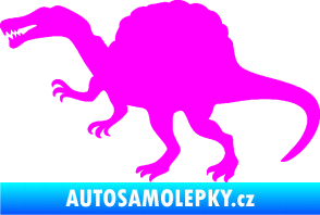 Samolepka Spinosaurus 001 levá Fluorescentní růžová