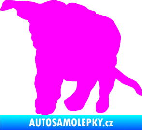 Samolepka Štěňátko 003 levá Fluorescentní růžová
