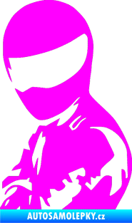 Samolepka Stig levá Fluorescentní růžová