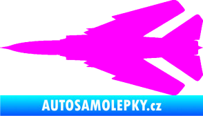 Samolepka Stíhací letoun 007 levá MIG Fluorescentní růžová