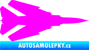 Samolepka Stíhací letoun 007 pravá MIG Fluorescentní růžová