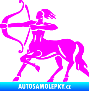 Samolepka Střelec 005 levá Fluorescentní růžová