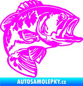 Samolepka Sumec 007 pravá Fluorescentní růžová