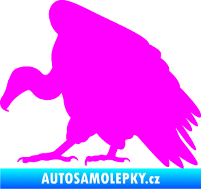 Samolepka Sup 001 levá Fluorescentní růžová