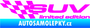 Samolepka SUV limited edition levá Fluorescentní růžová