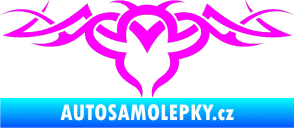 Samolepka Tetování 062 Fluorescentní růžová