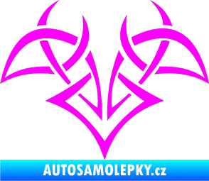 Samolepka Tetování 124 Fluorescentní růžová