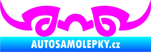 Samolepka Tetování 127 Fluorescentní růžová
