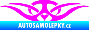 Samolepka Tetování 128 Fluorescentní růžová