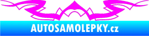 Samolepka Tetování 145 Fluorescentní růžová