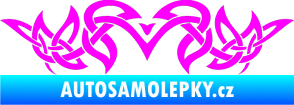 Samolepka Tetování 152 Fluorescentní růžová