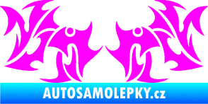 Samolepka Tetování 194 Fluorescentní růžová