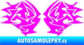 Samolepka Tetování 205 Fluorescentní růžová