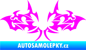 Samolepka Tetování 206 Fluorescentní růžová