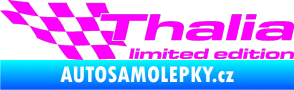 Samolepka Thalia limited edition levá Fluorescentní růžová