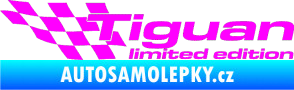 Samolepka Tiguan limited edition levá Fluorescentní růžová