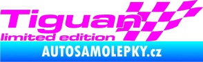 Samolepka Tiguan limited edition pravá Fluorescentní růžová