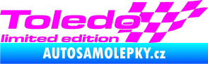 Samolepka Toledo limited edition pravá Fluorescentní růžová