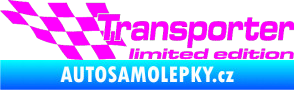 Samolepka Transporter limited edition levá Fluorescentní růžová