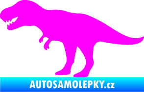 Samolepka Tyrannosaurus Rex 001 levá Fluorescentní růžová