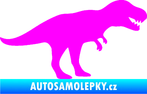 Samolepka Tyrannosaurus Rex 001 pravá Fluorescentní růžová