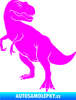 Samolepka Tyrannosaurus Rex 004 levá Fluorescentní růžová